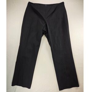 Gap Women's Size 14 Black Formal Dress Pant Slack Strech Side Zip Work Business